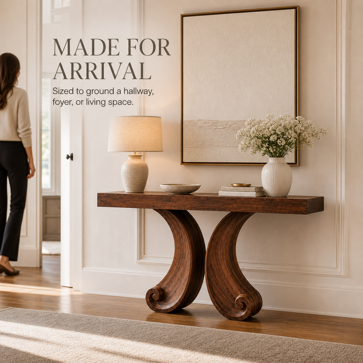 Orin Organic Modern Console Table - Design 600 - product image 04