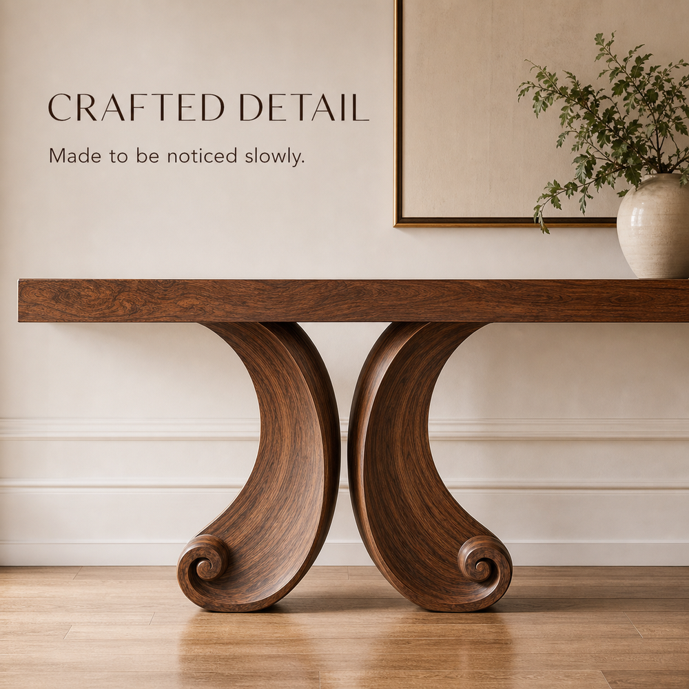 Orin Organic Modern Console Table - Design 600 - product image 06