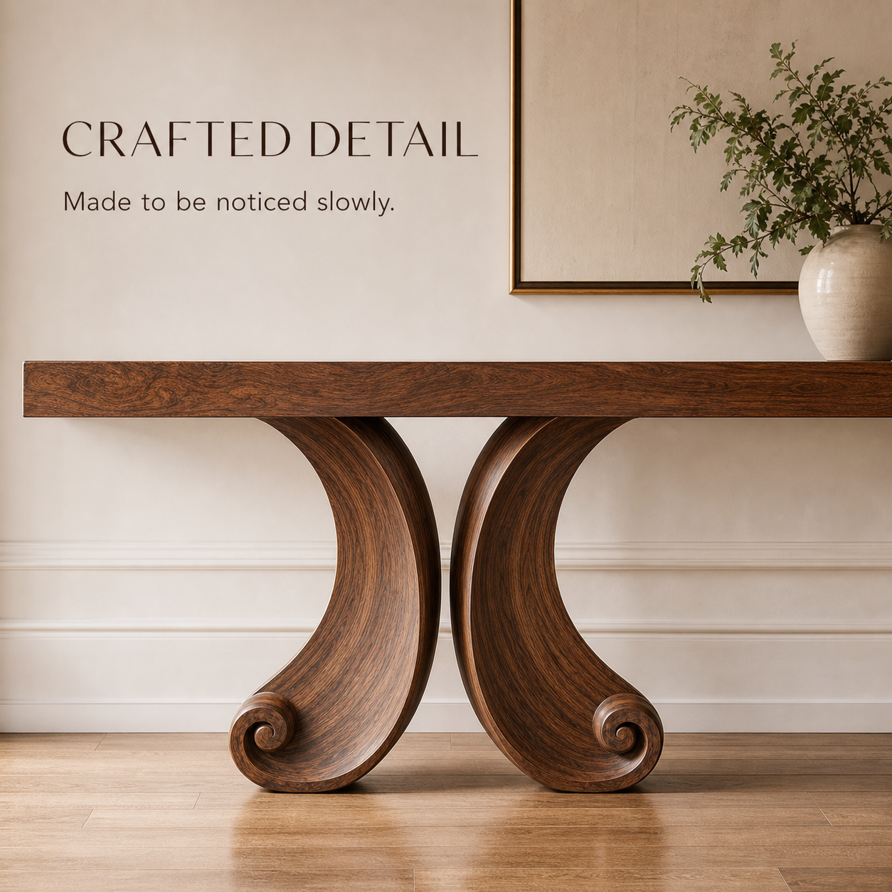 Orin Organic Modern Console Table - Design 600 - product image 06