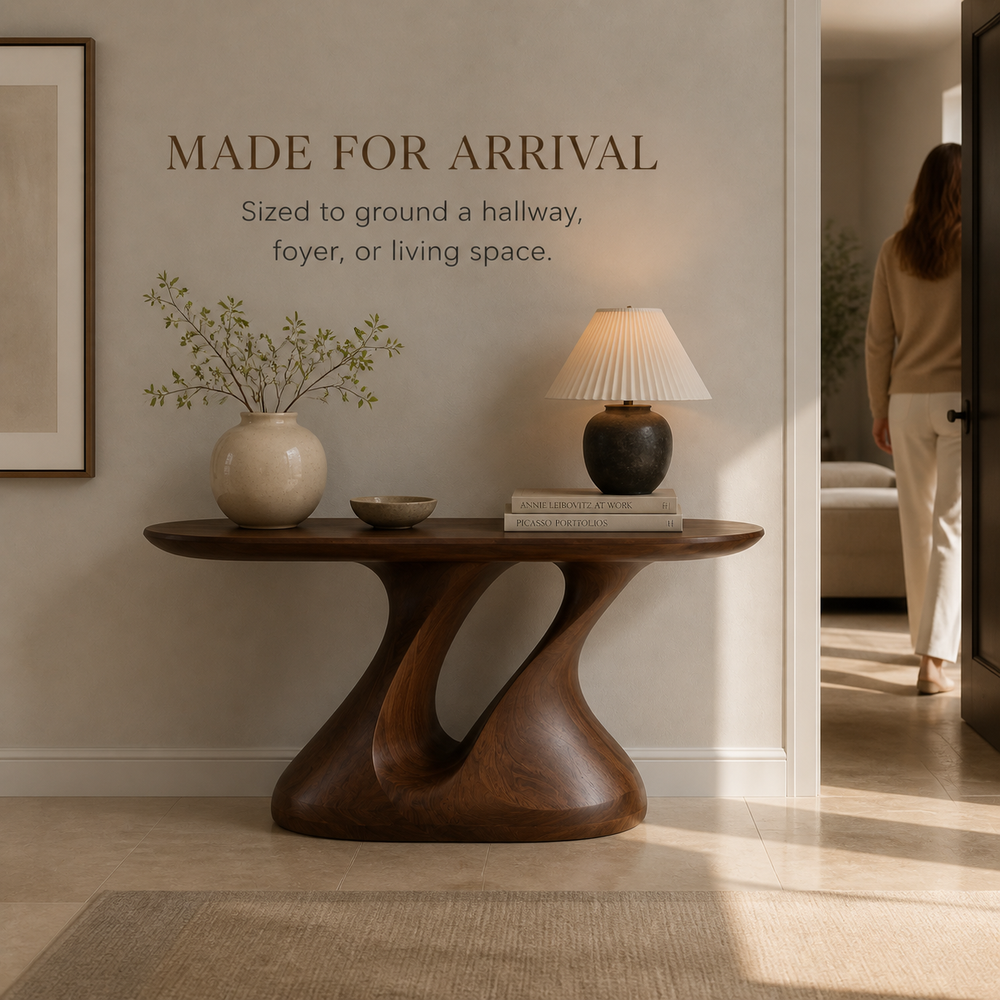 Selene Rounded Foyer Console Table - Design 601 - product image 04