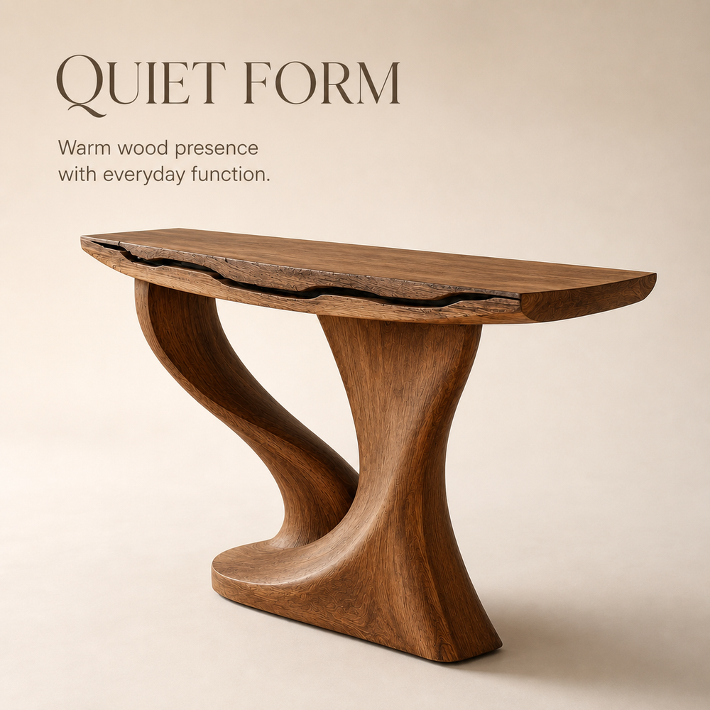 Mira Flow Wood Console Table - Design 603 - product image 03