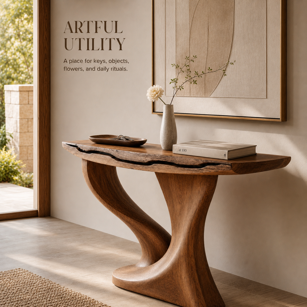 Mira Flow Wood Console Table - Design 603 - product image 07