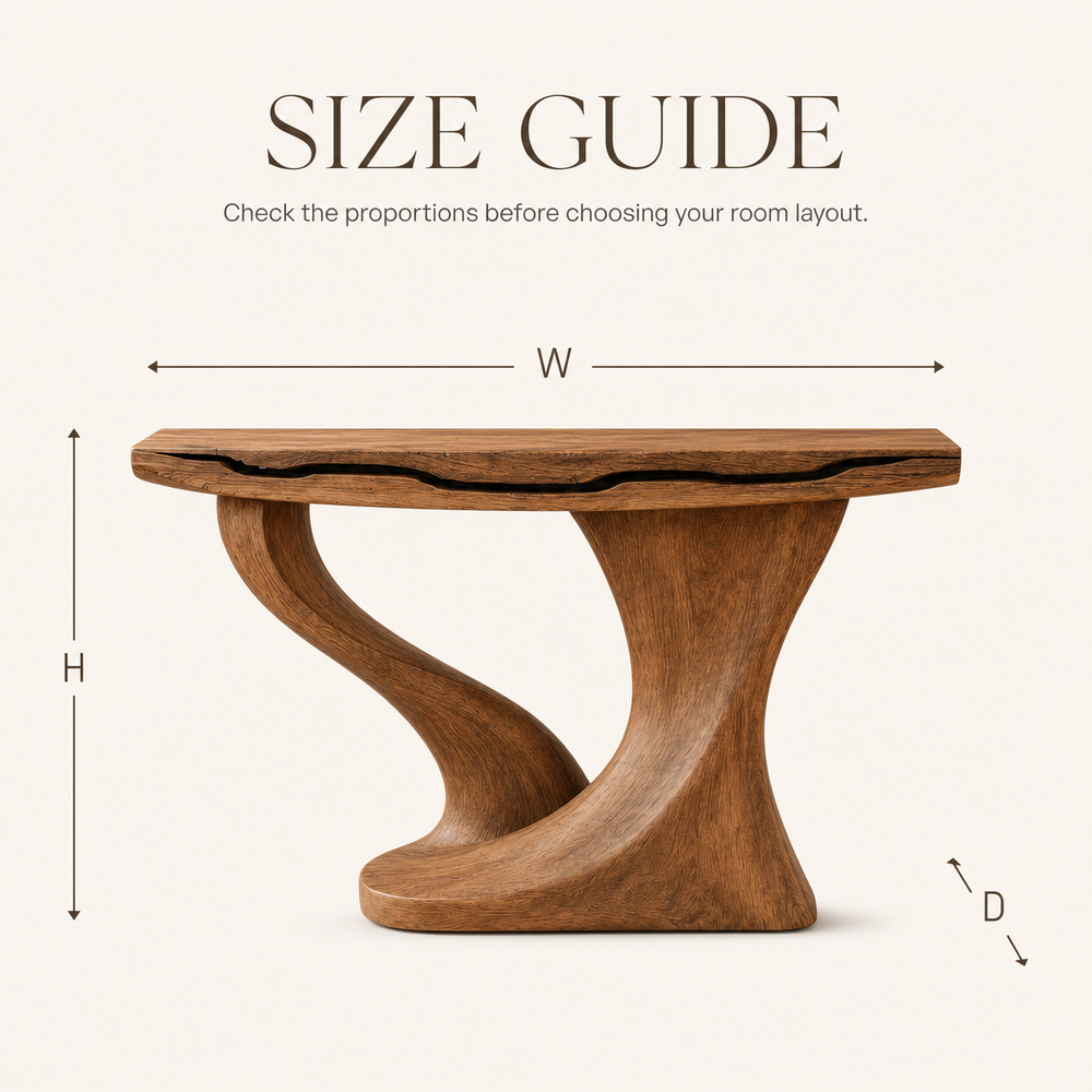 Mira Flow Wood Console Table - Design 603 - product image 08