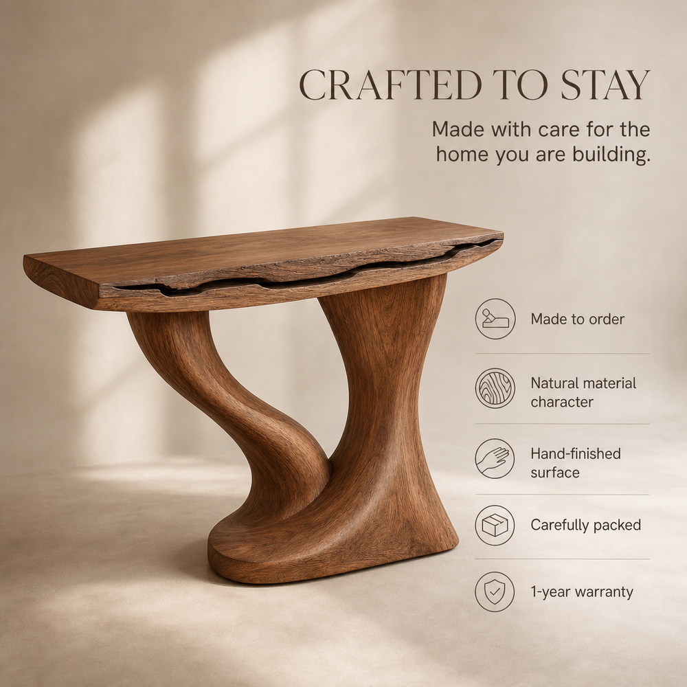 Mira Flow Wood Console Table - Design 603 - product image 09
