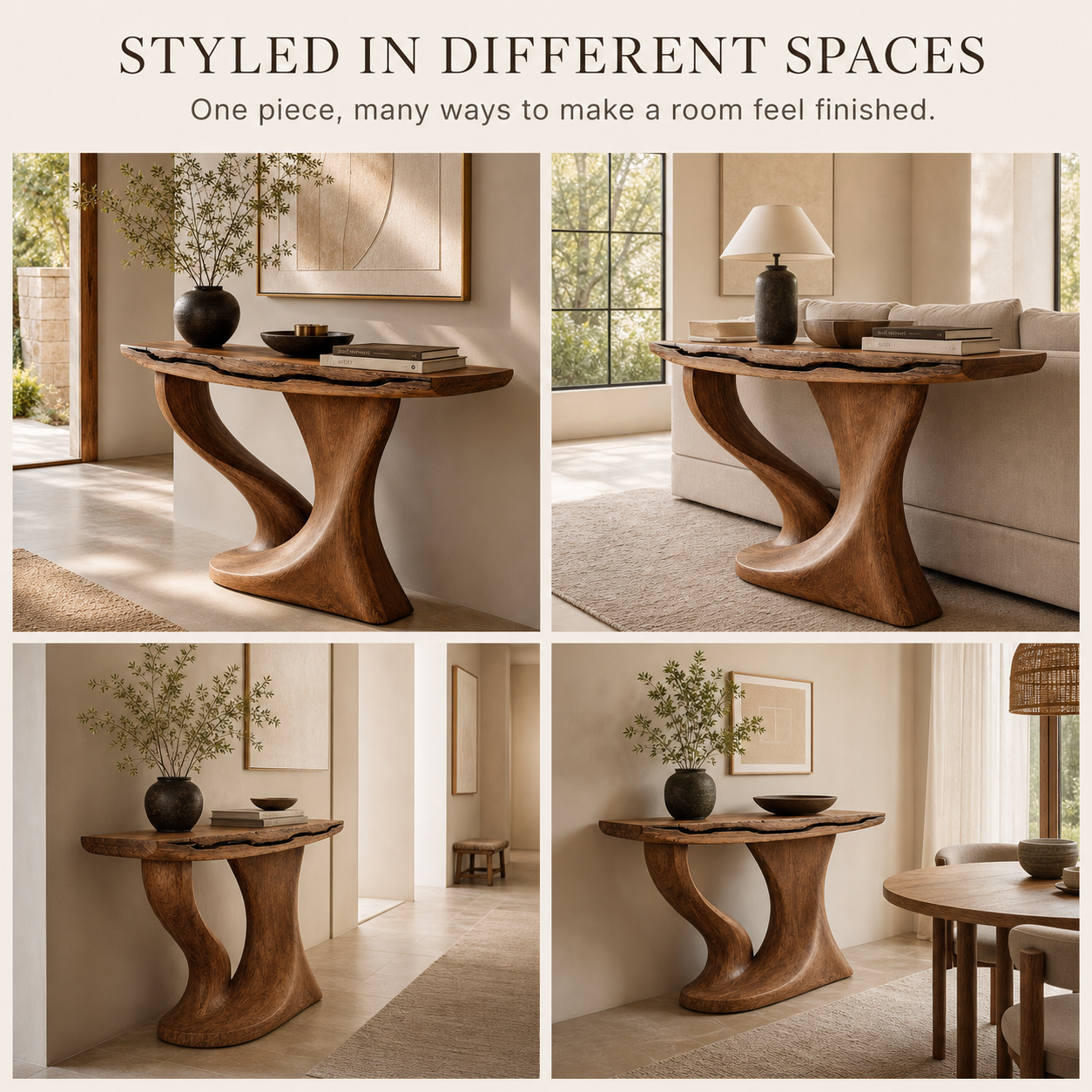 Mira Flow Wood Console Table - Design 603 - product image 10