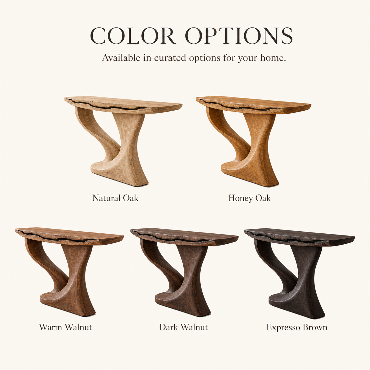 Mira Flow Wood Console Table - Design 603 - product image 11