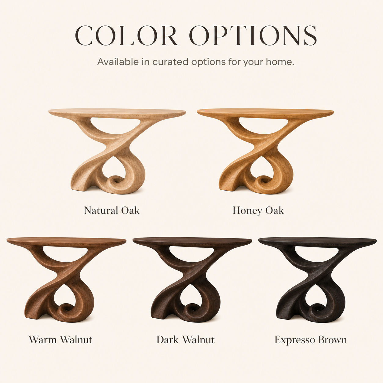 Vale Sculptural Entry Console Table - Design 605 - product image 11