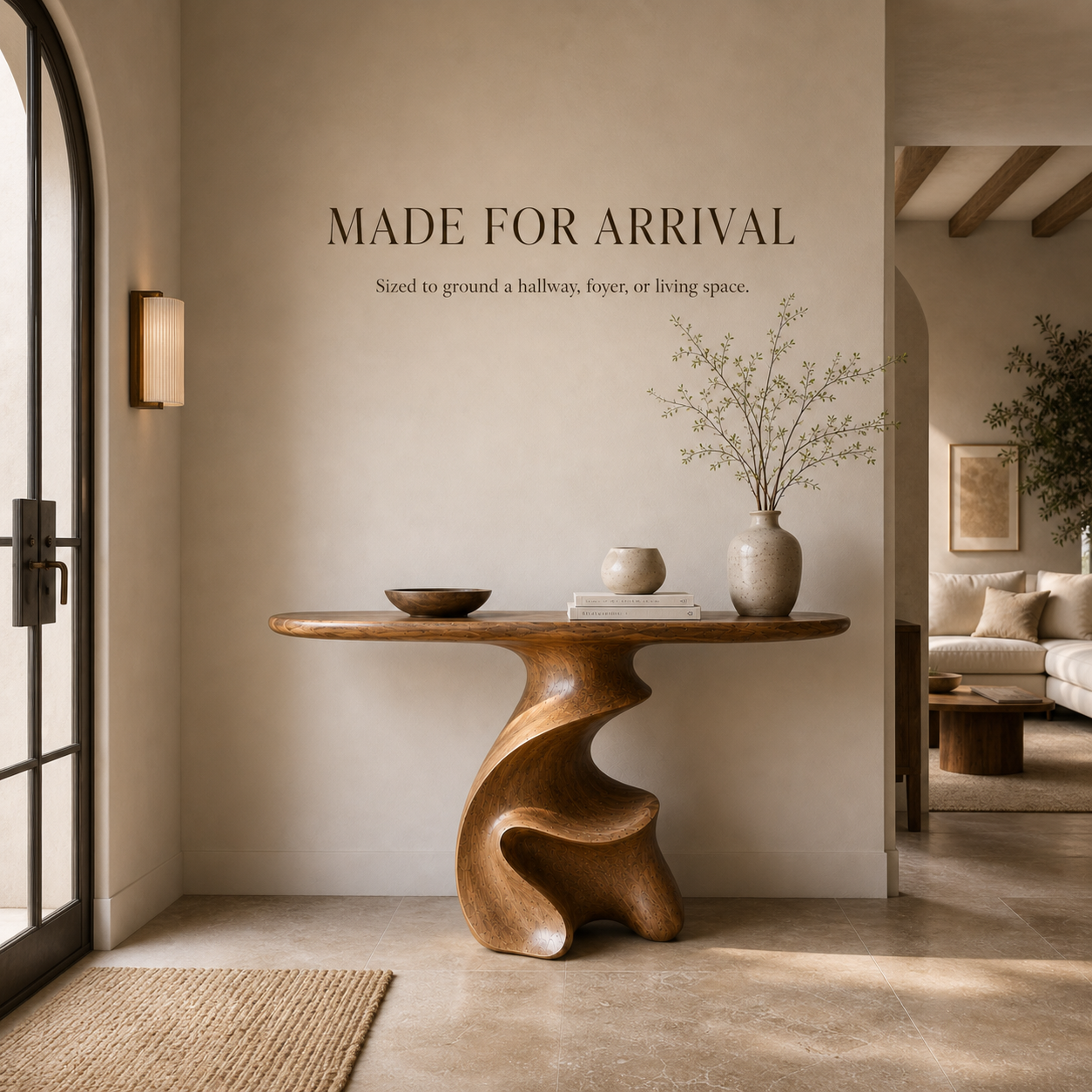 Celine Warm Modern Console Table - Design 607 - product image 04