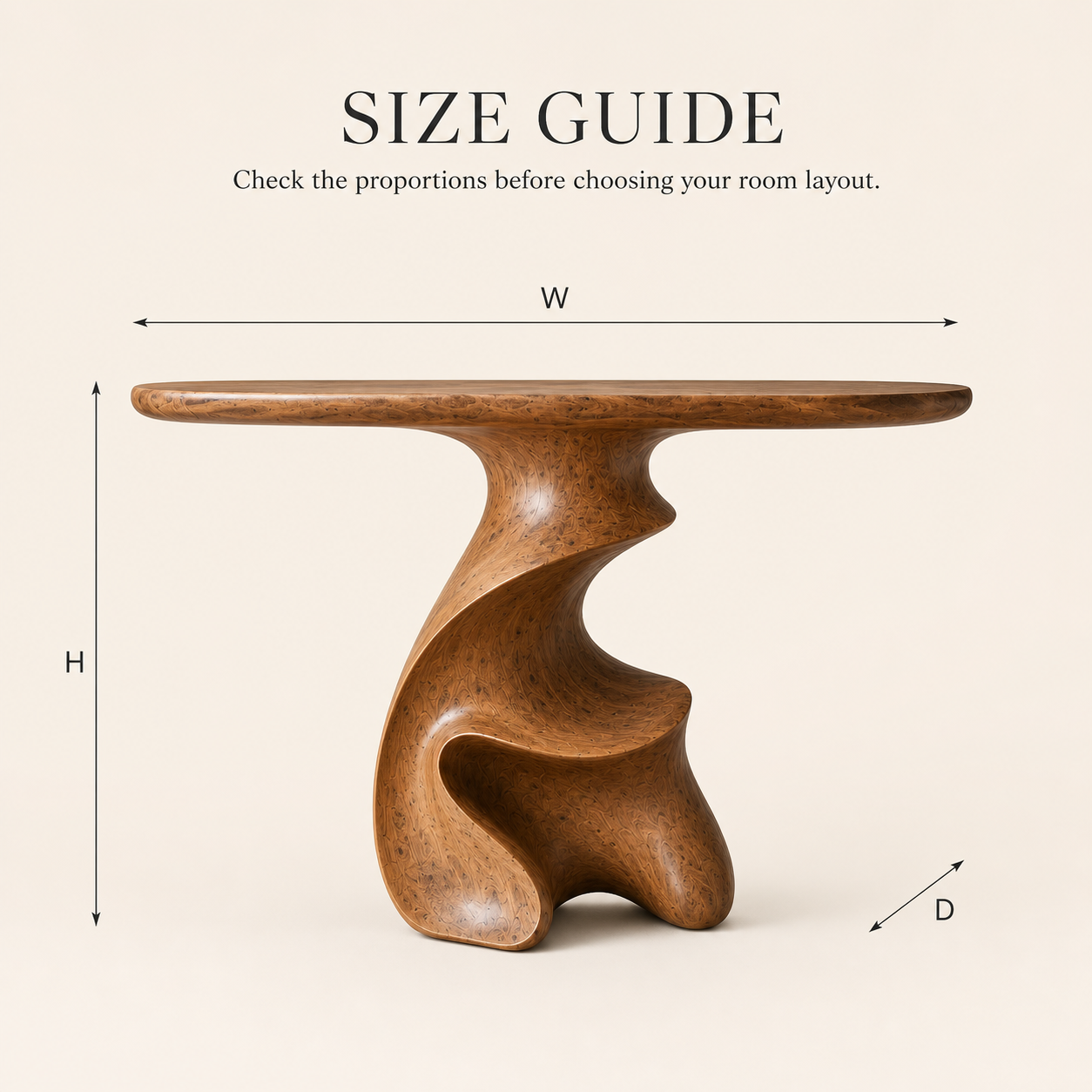 Celine Warm Modern Console Table - Design 607 - product image 08