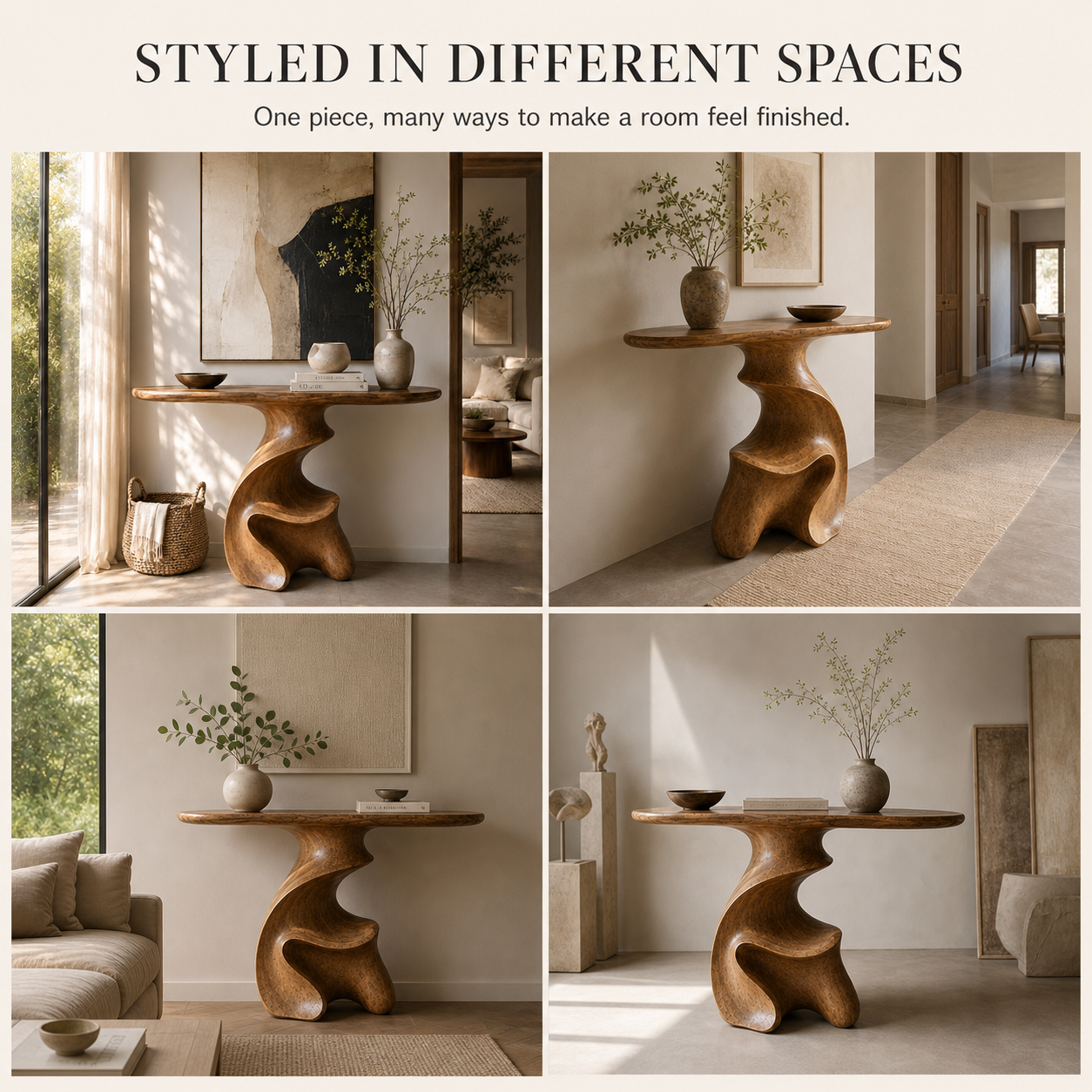 Celine Warm Modern Console Table - Design 607 - product image 10