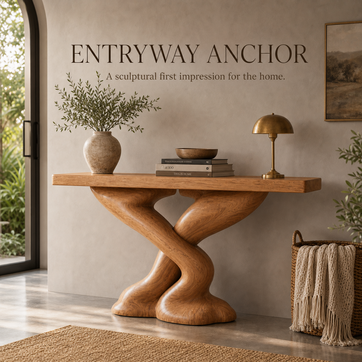 Kaia Sculptural Console Table - Design 610 - product image 02