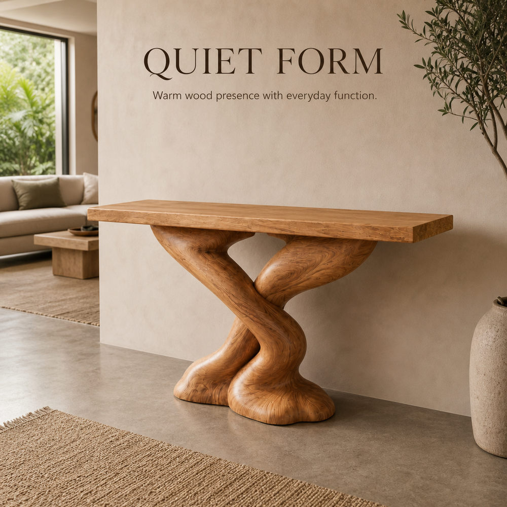 Kaia Sculptural Console Table - Design 610 - product image 03