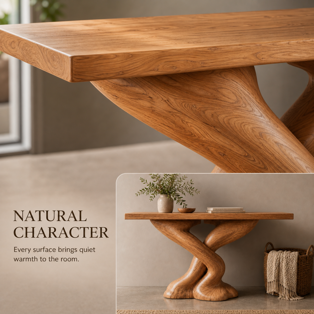Kaia Sculptural Console Table - Design 610 - product image 05