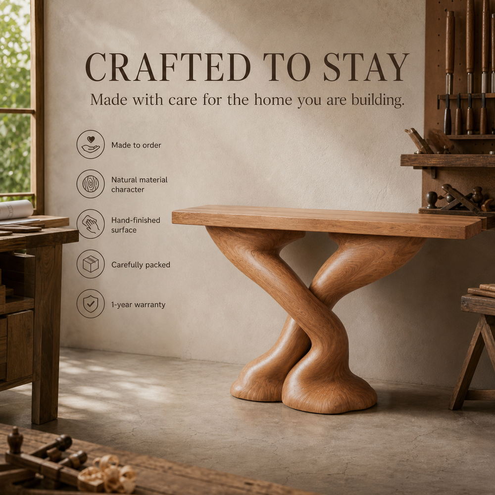 Kaia Sculptural Console Table - Design 610 - product image 09
