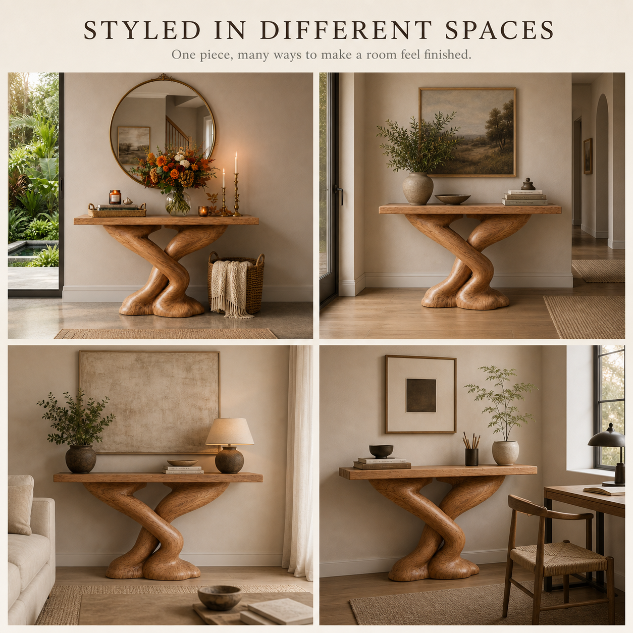Kaia Sculptural Console Table - Design 610 - product image 10