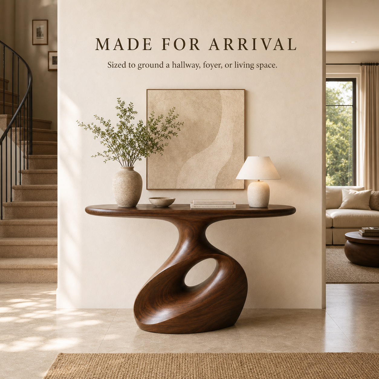 Remy Organic Entry Console Table - Design 611 - product image 04
