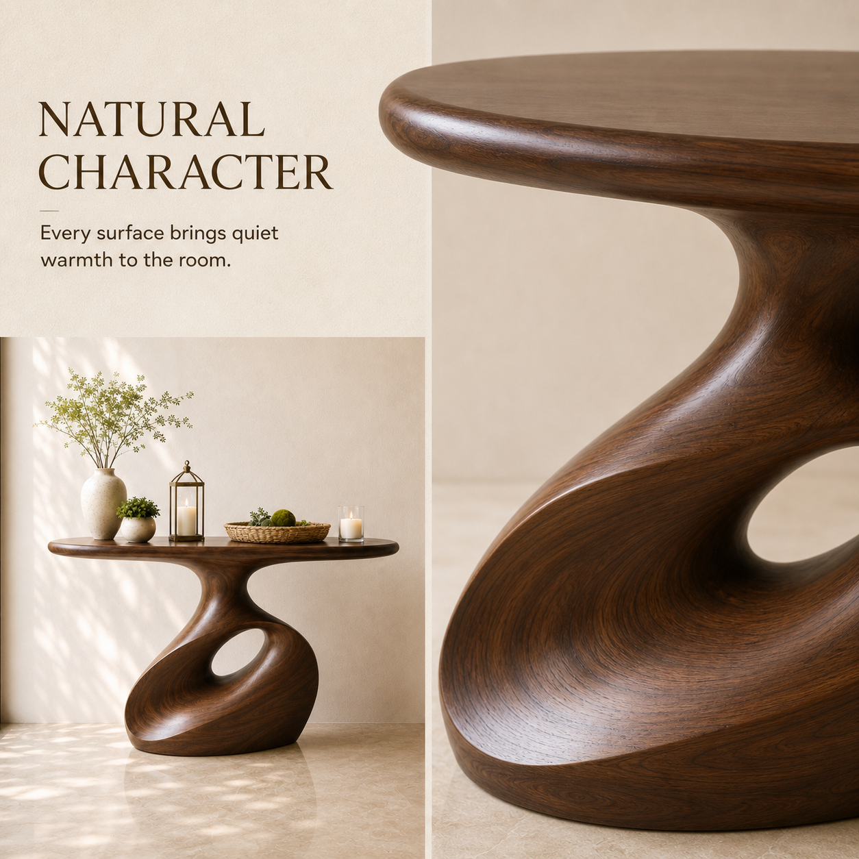 Remy Organic Entry Console Table - Design 611 - product image 05