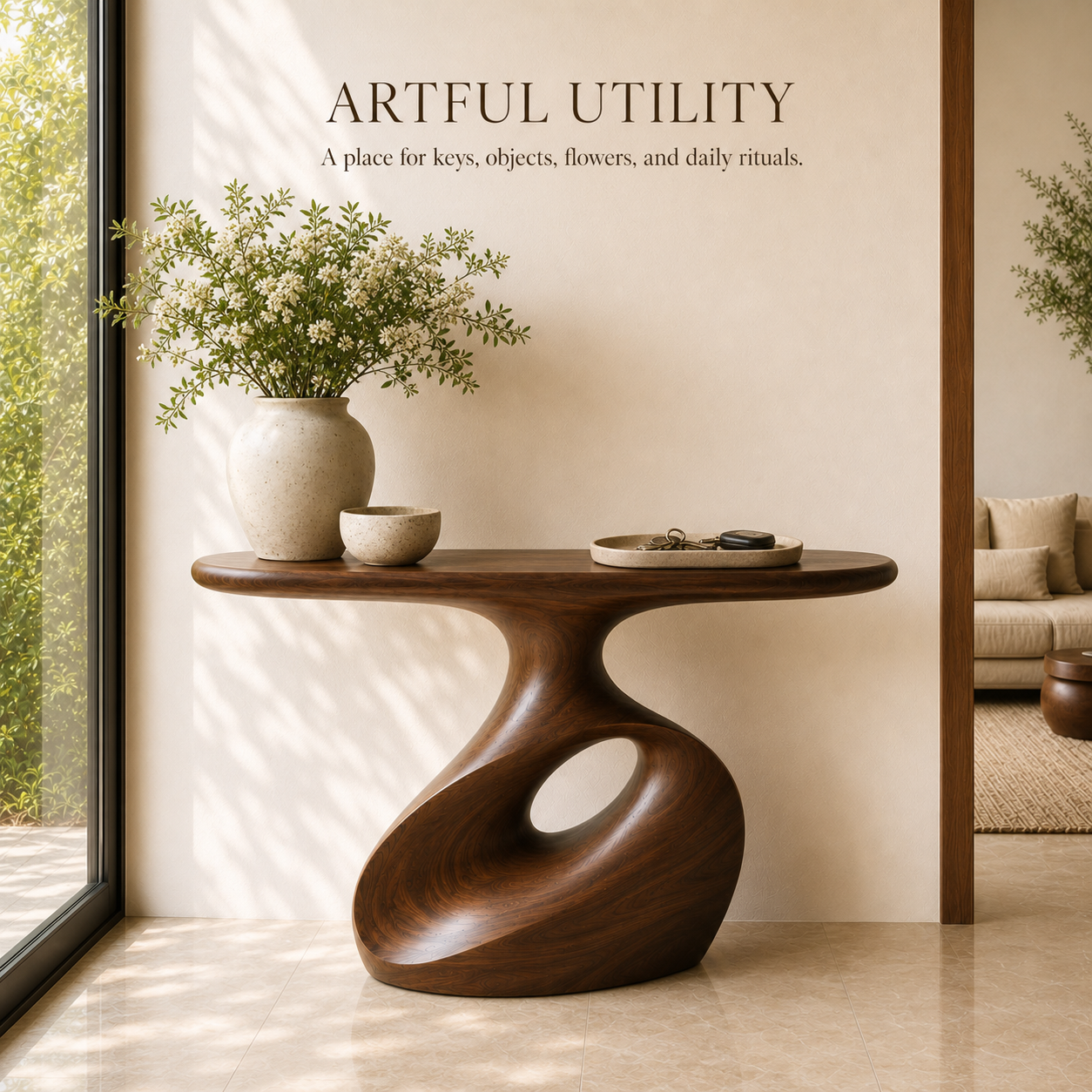 Remy Organic Entry Console Table - Design 611 - product image 07