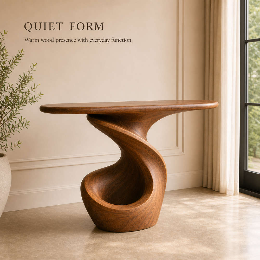 Aurelle Sculptural Console Table - Design 613 - product image 03