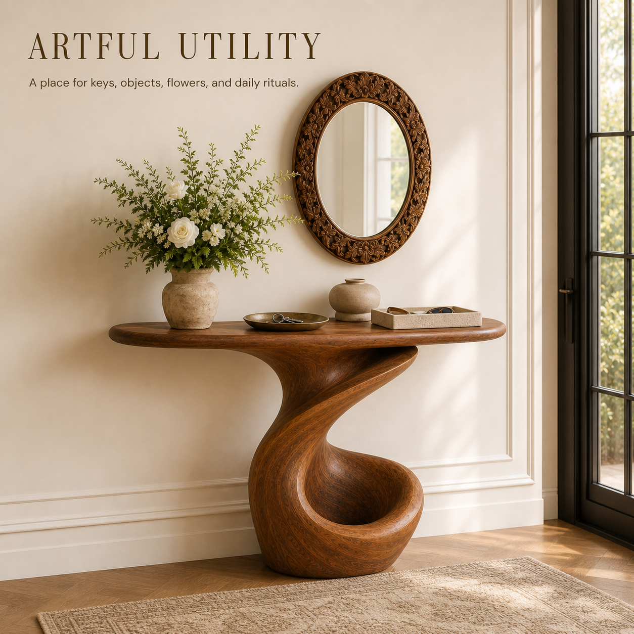 Aurelle Sculptural Console Table - Design 613 - product image 07