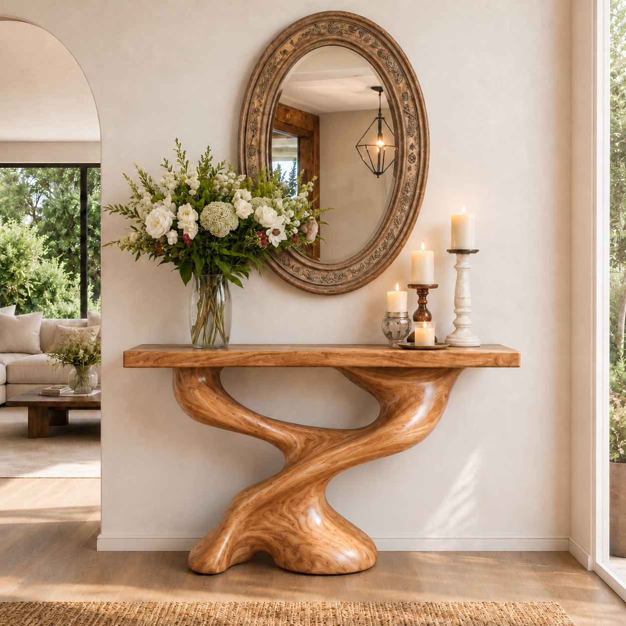 Caldera Organic Hall Console Table - Design 615 - main view