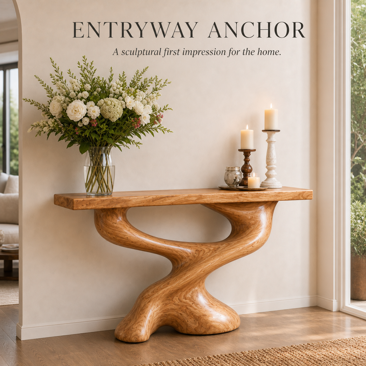 Caldera Organic Hall Console Table - Design 615 - product image 02