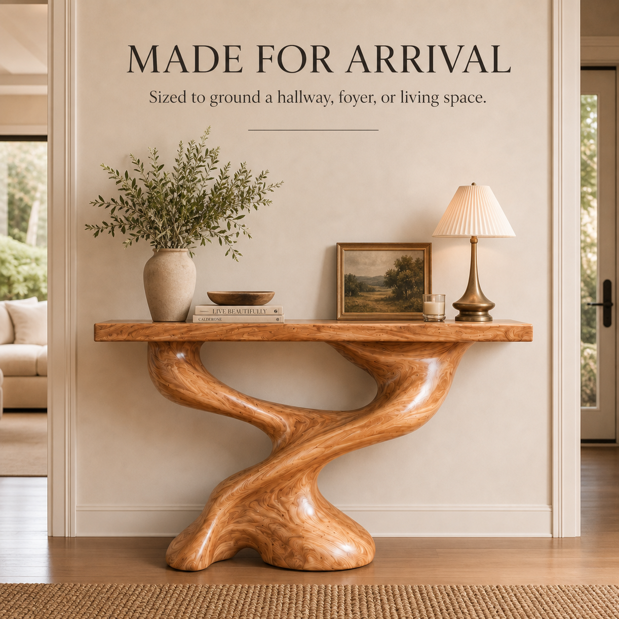 Caldera Organic Hall Console Table - Design 615 - product image 04