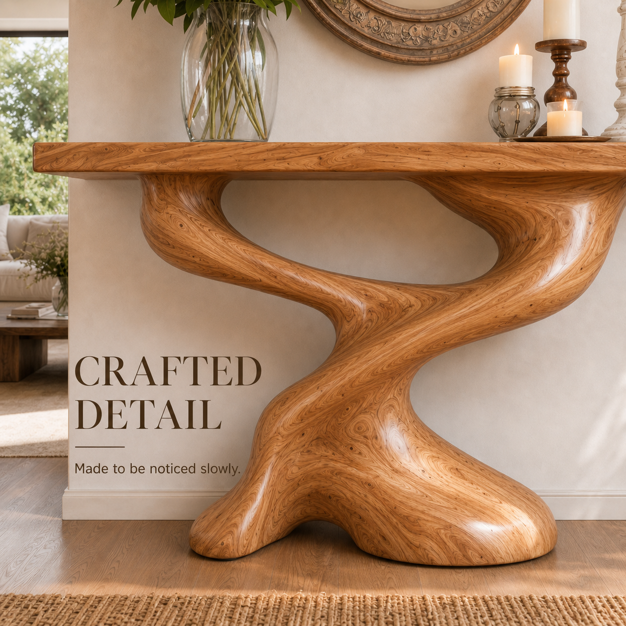 Caldera Organic Hall Console Table - Design 615 - product image 06