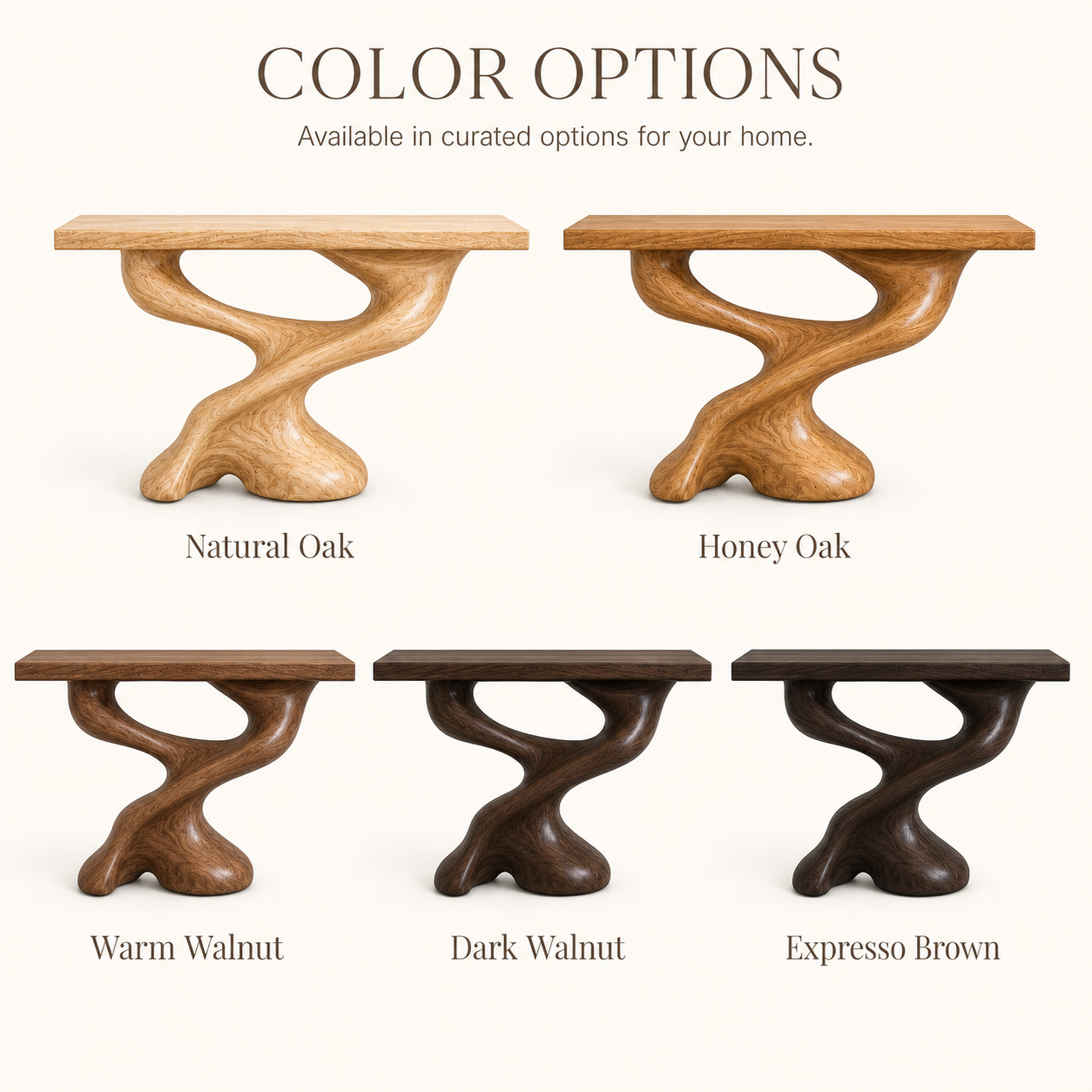 Caldera Organic Hall Console Table - Design 615 - product image 11