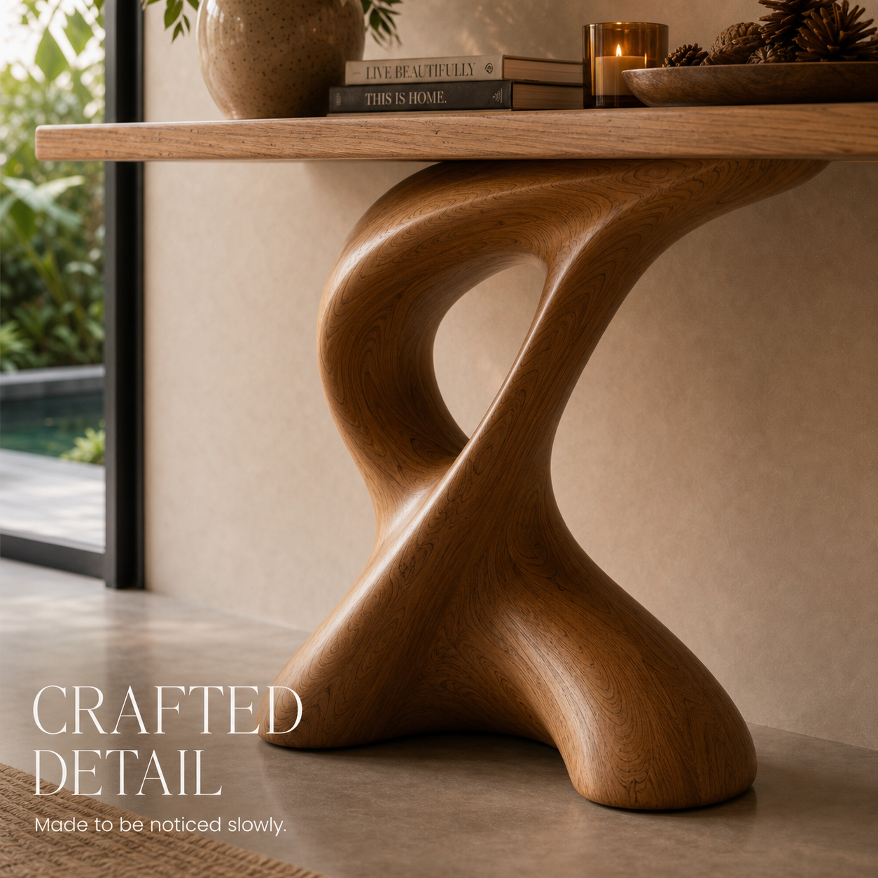 Veyra Soft Curve Console Table - Design 618 - product image 05