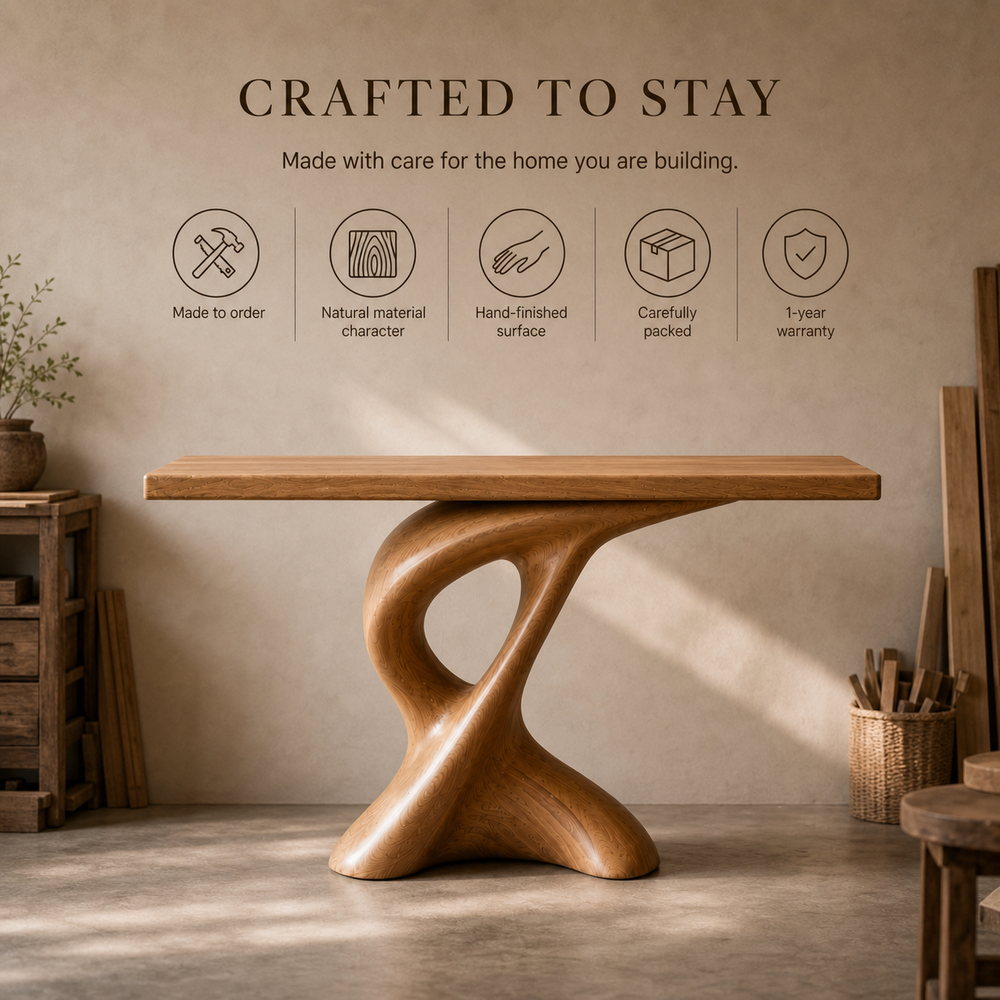 Veyra Soft Curve Console Table - Design 618 - product image 07