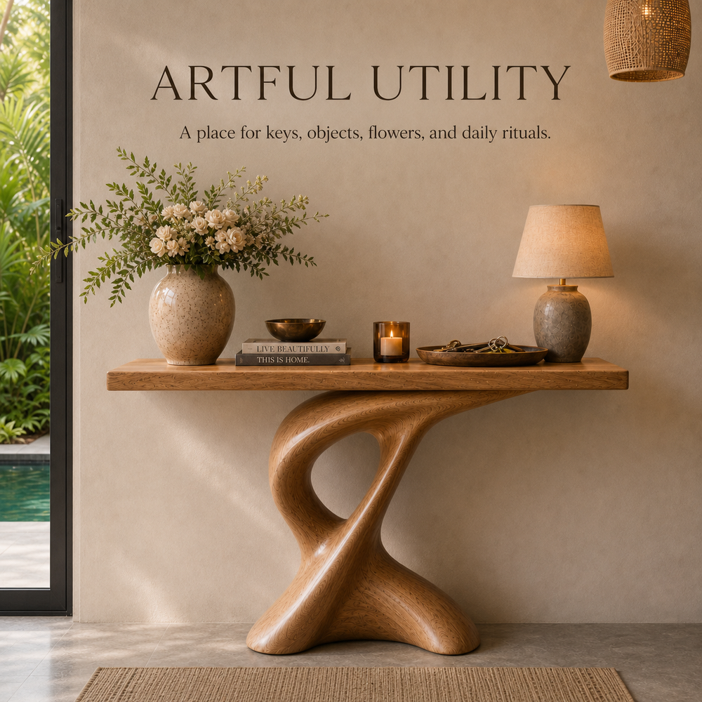 Veyra Soft Curve Console Table - Design 618 - product image 09