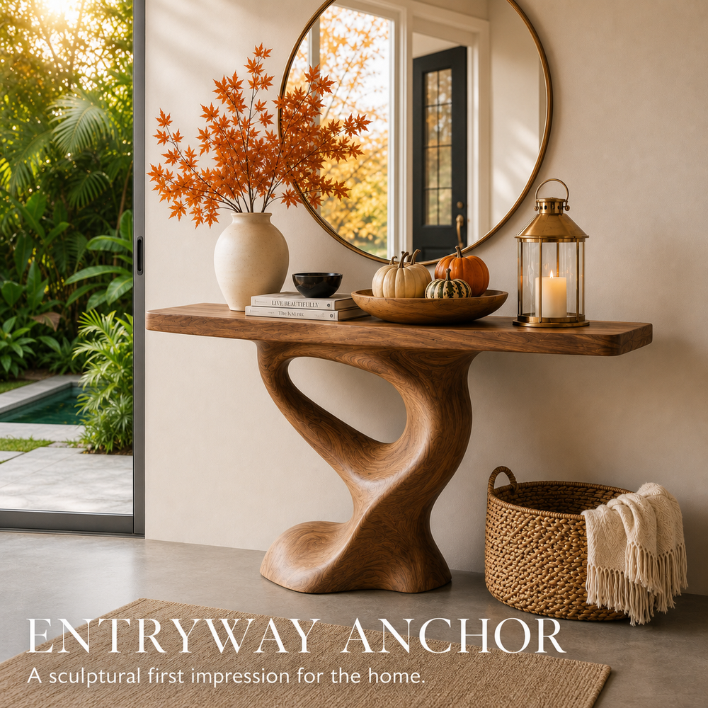 Liora Warm Walnut Console Table - Design 620 - product image 02