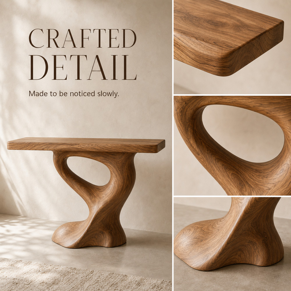 Liora Warm Walnut Console Table - Design 620 - product image 06
