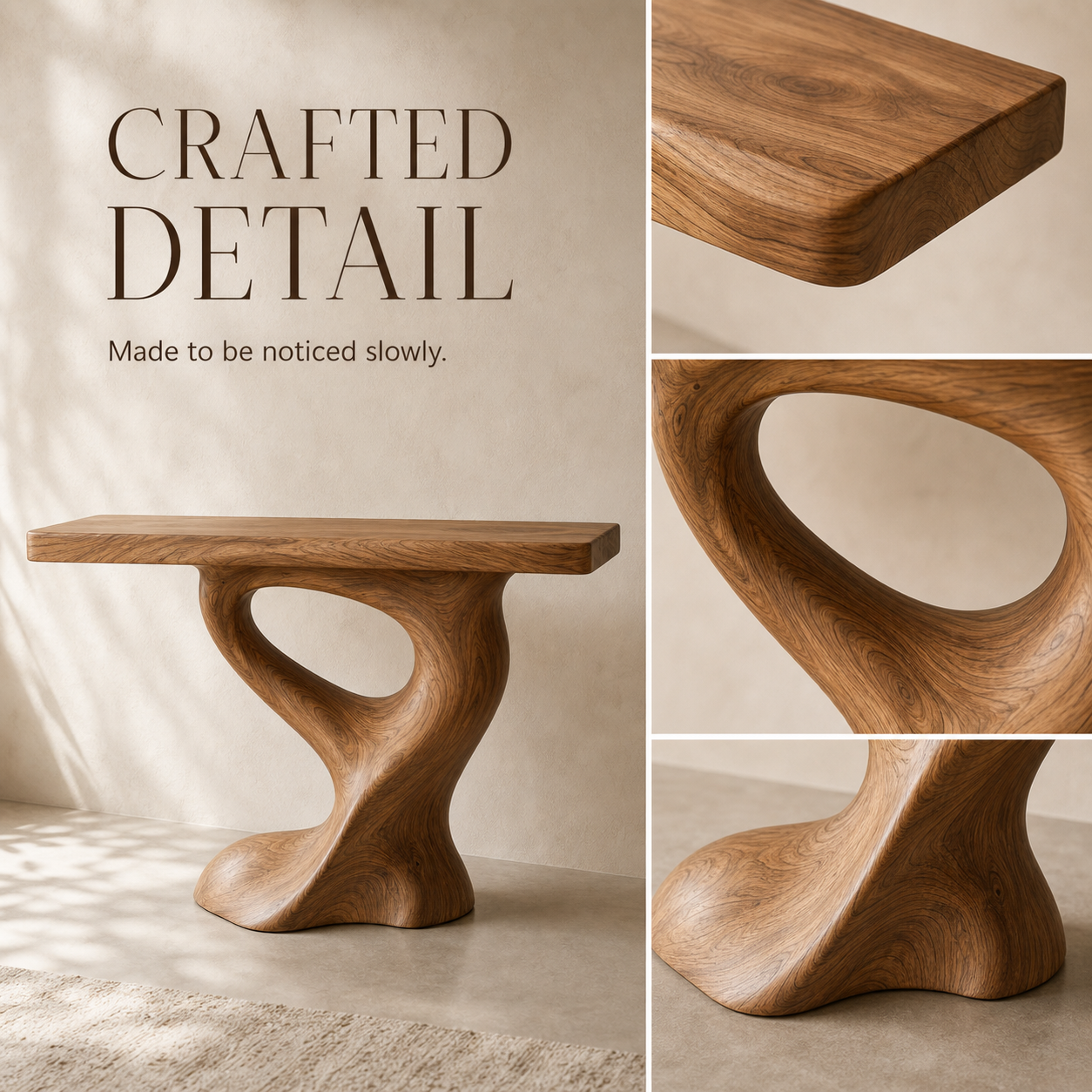 Liora Warm Walnut Console Table - Design 620 - product image 06