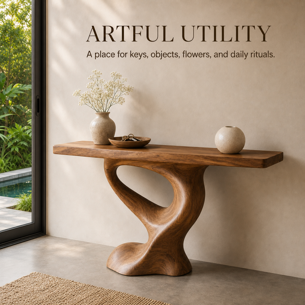 Liora Warm Walnut Console Table - Design 620 - product image 07