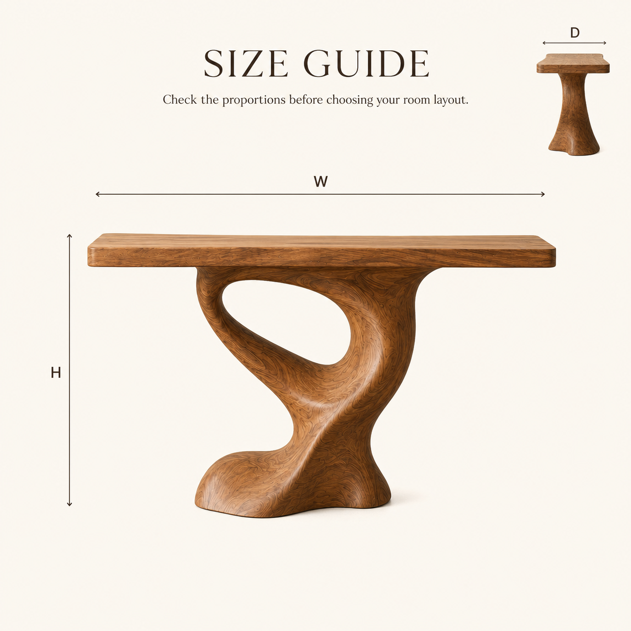 Liora Warm Walnut Console Table - Design 620 - product image 08