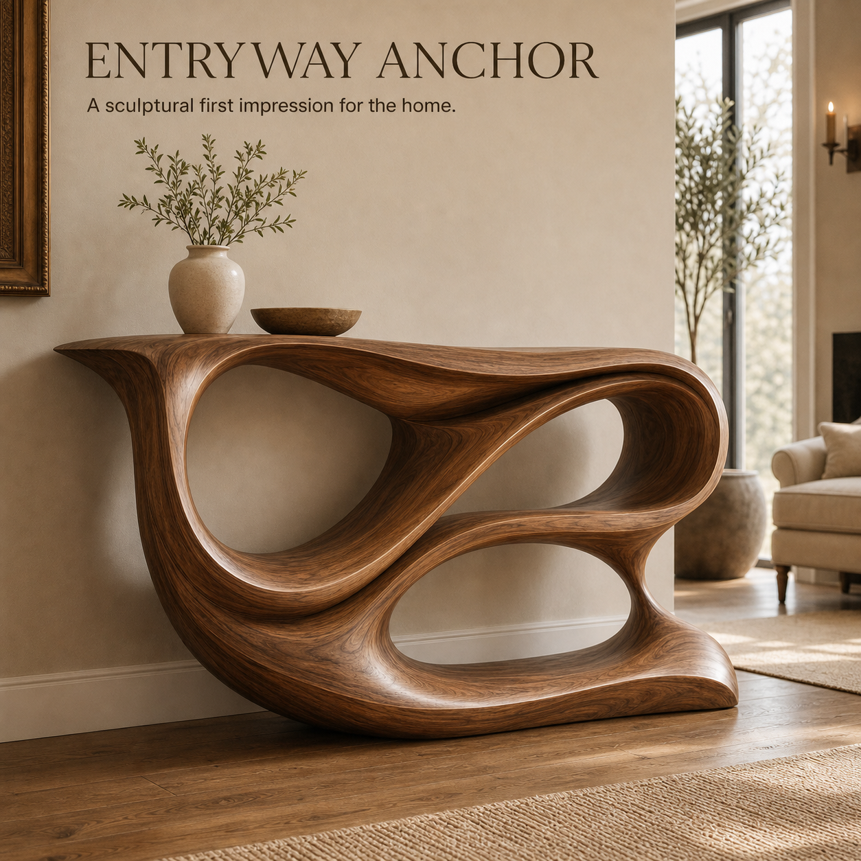 Rowan Hollow Form Console Table - Design 621 - product image 02