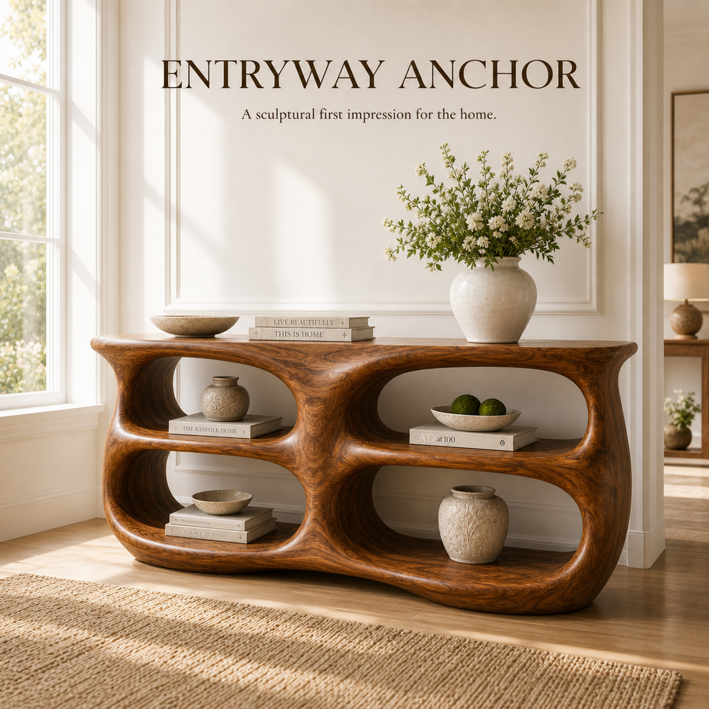 Brielle Sculpted Hall Console Table - Design 622 - product image 02
