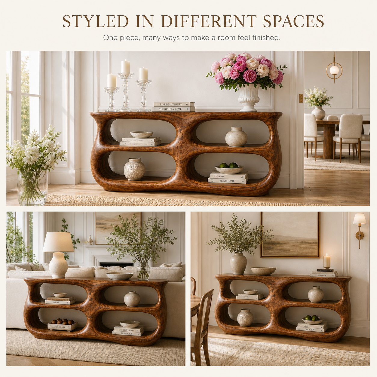 Brielle Sculpted Hall Console Table - Design 622 - product image 10