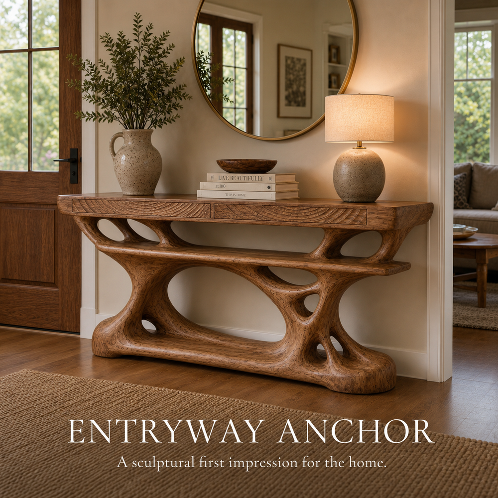 Orin Organic Modern Console Table - Design 623 - product image 02