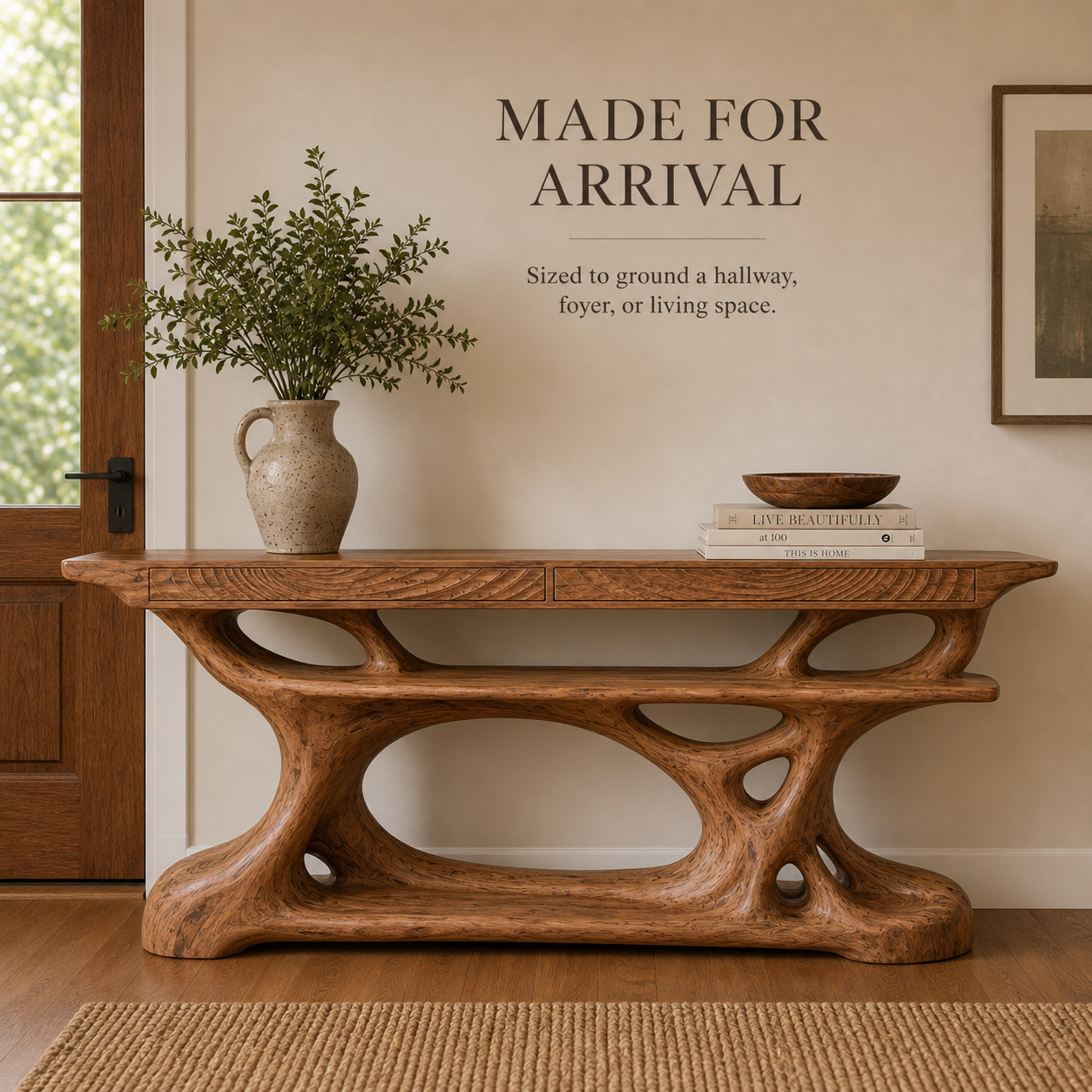 Orin Organic Modern Console Table - Design 623 - product image 04