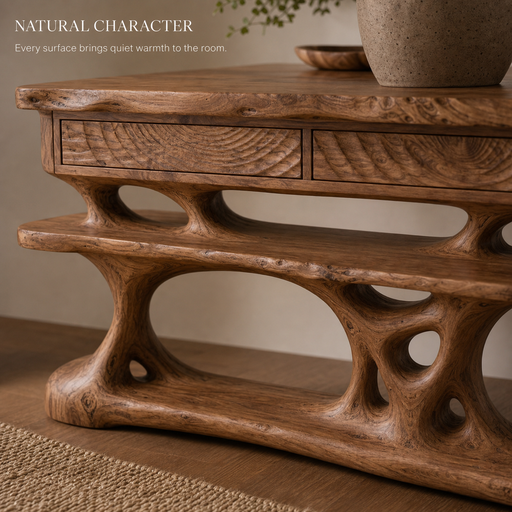 Orin Organic Modern Console Table - Design 623 - product image 05