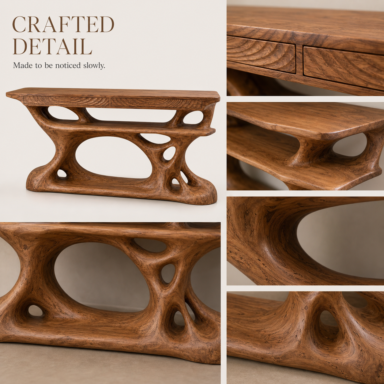 Orin Organic Modern Console Table - Design 623 - product image 06