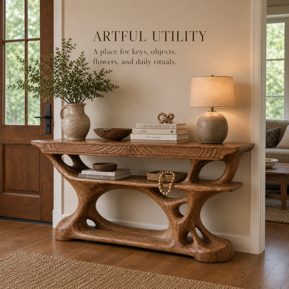Orin Organic Modern Console Table - Design 623 - product image 07