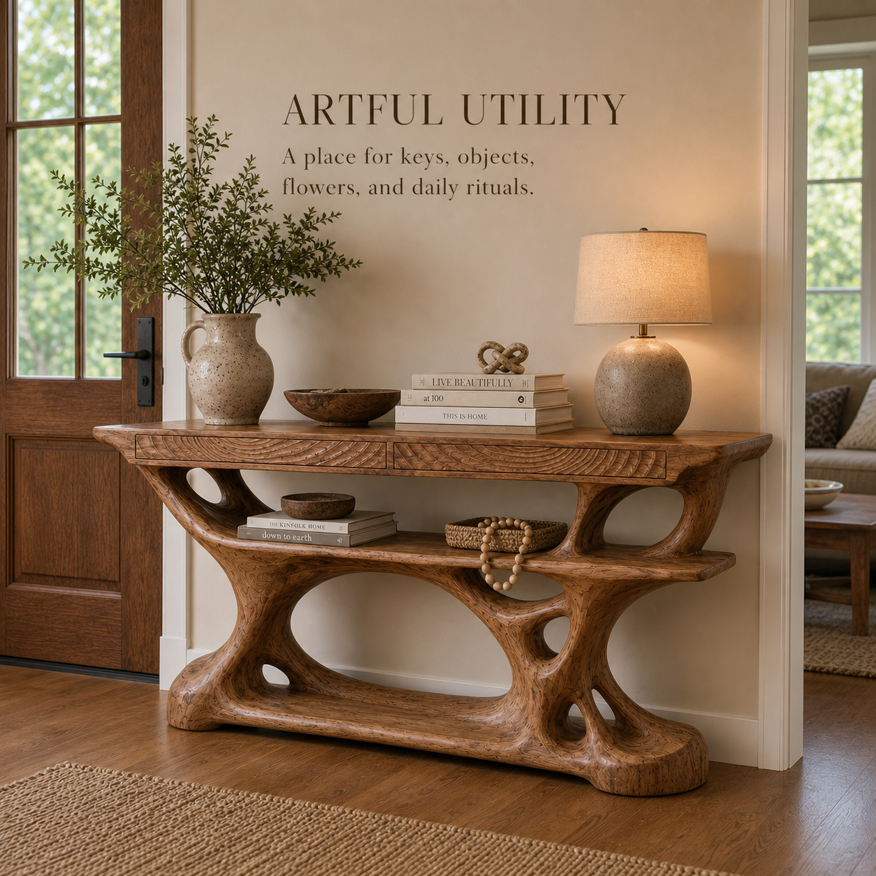 Orin Organic Modern Console Table - Design 623 - product image 07