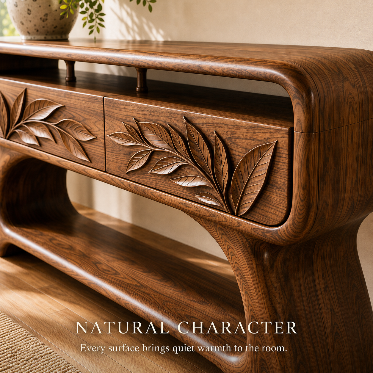 Selene Rounded Foyer Console Table - Design 624 - product image 05