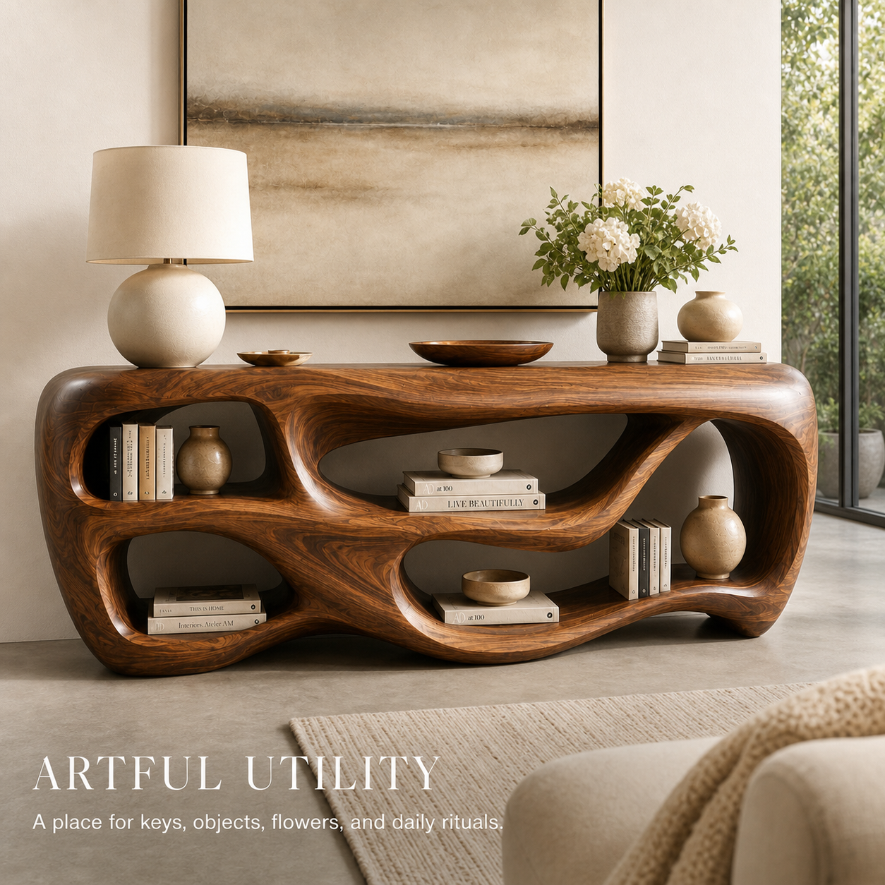 Mira Flow Wood Console Table - Design 626 - product image 07