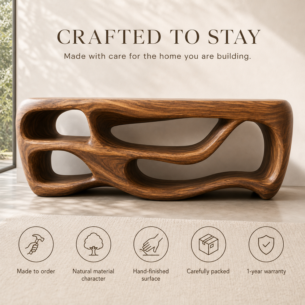 Mira Flow Wood Console Table - Design 626 - product image 09