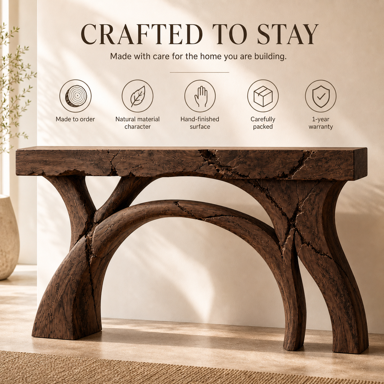 Talia Soft Edge Console Table - Design 627 - product image 09